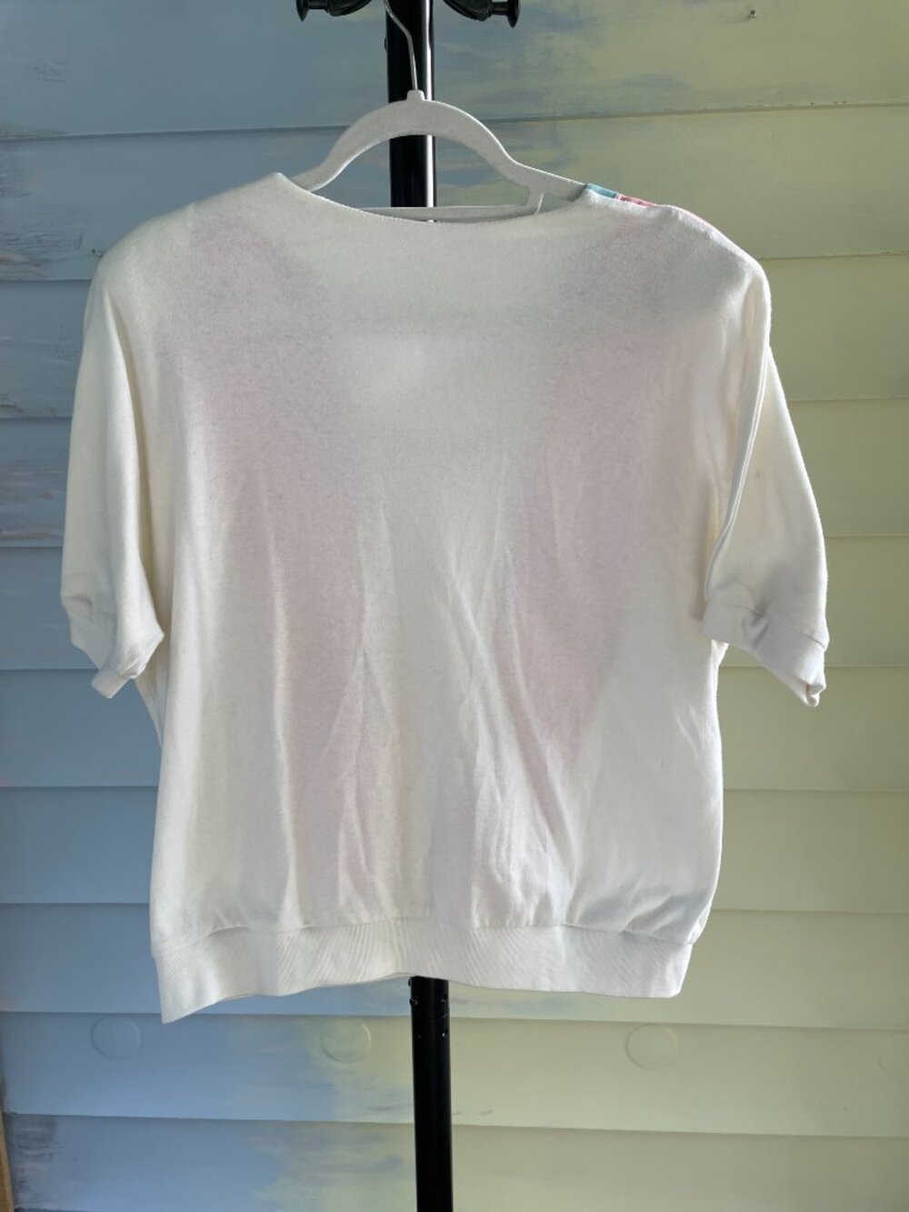 Vintage Cottagecore Cricket Lane Pastel Top Size L - Picture 4 of 4